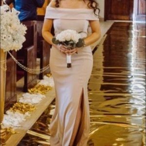 DESSY COLLECTION | Off-Shoulder Bridesmaid Dress